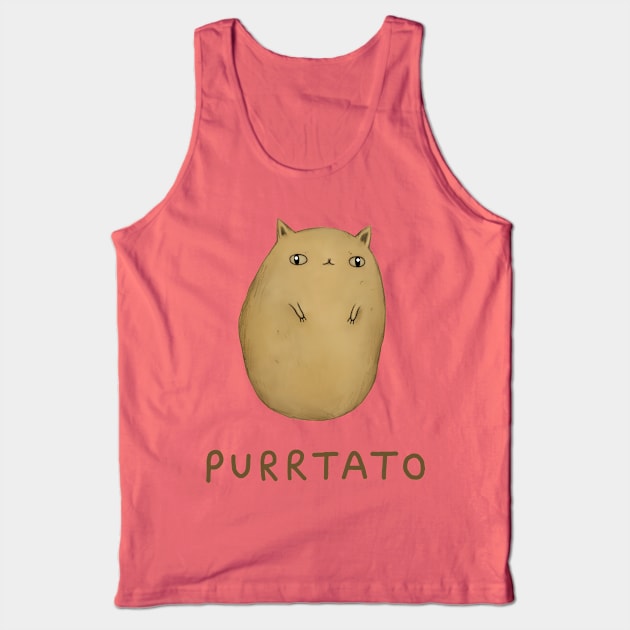 Purrtato Tank Top by Sophie Corrigan